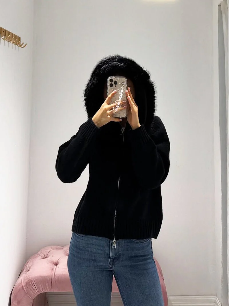 Alison Faux Fur Jacket - Image 10