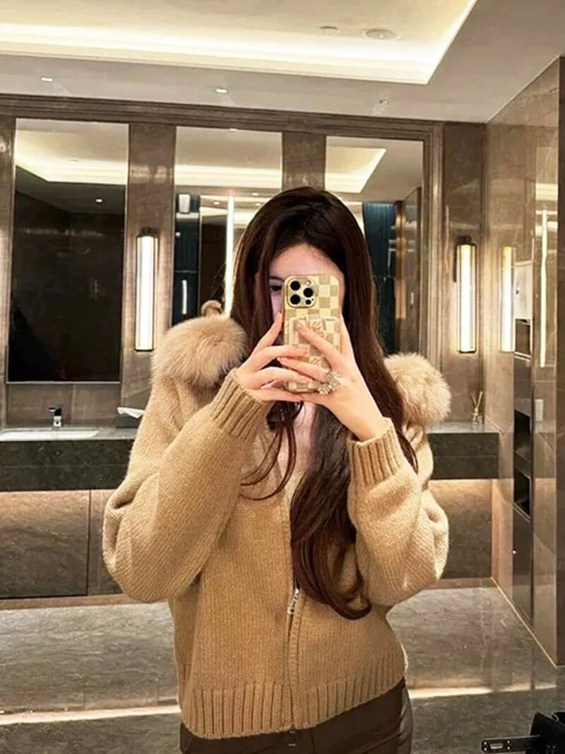 Alison Faux Fur Jacket - Image 11