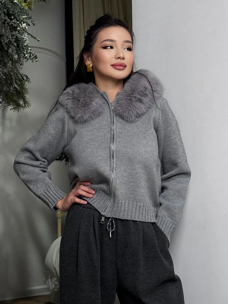 Alison Faux Fur Jacket - Image 16