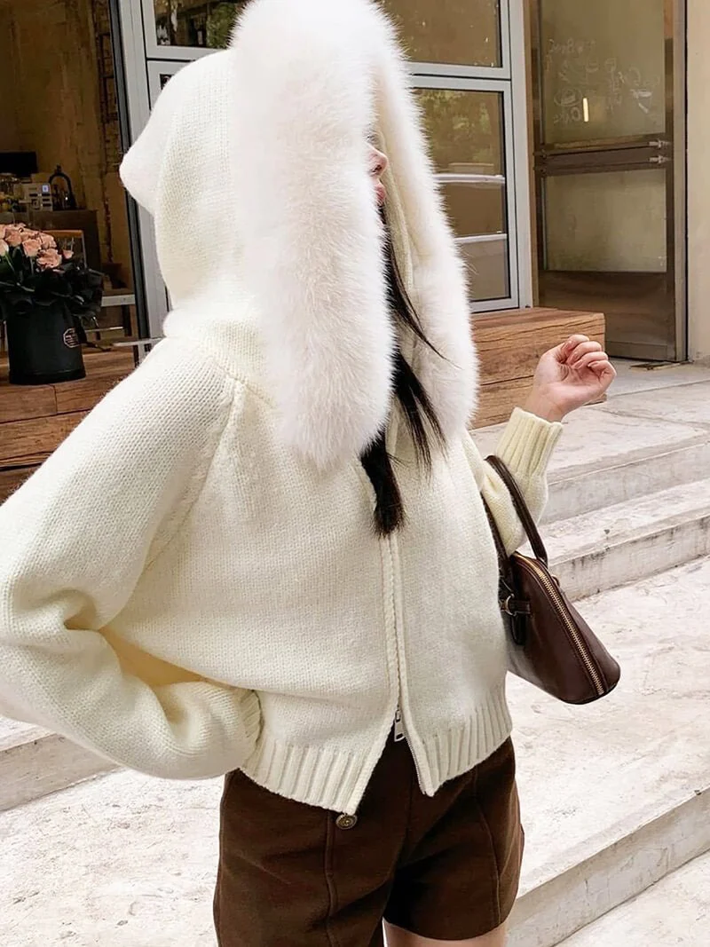 Alison Faux Fur Jacket - Image 6