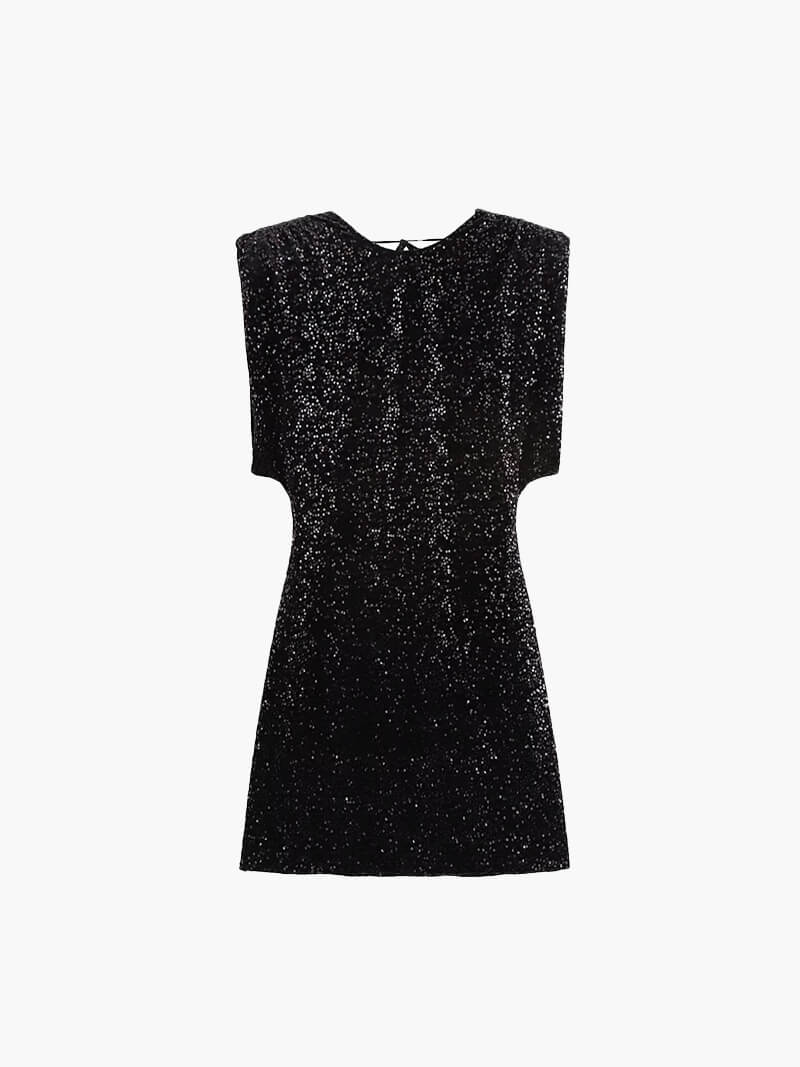 Annie Glitter Mini Dress - Image 4