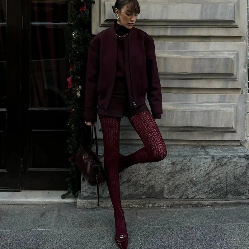 Cassandra Knit Tights - Image 7