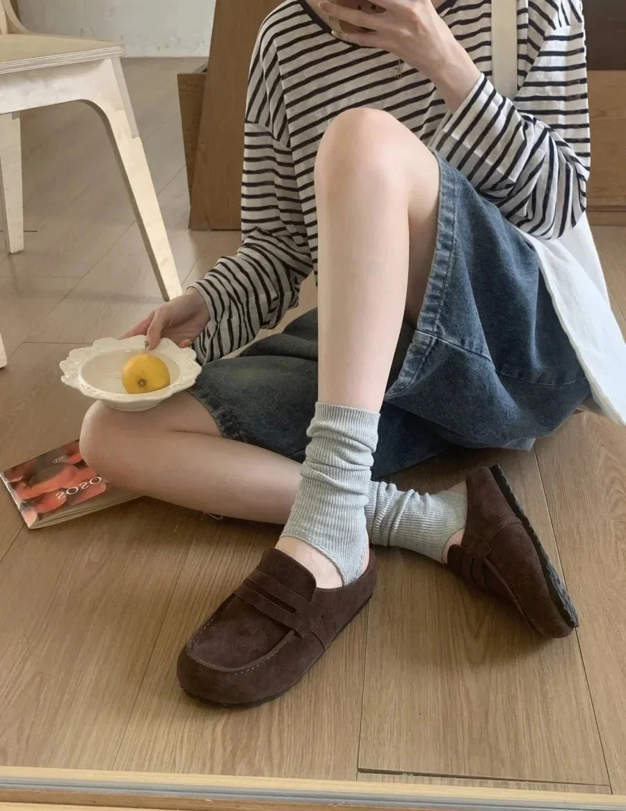 Cathy Sandals - British Style Slip-On - Image 4