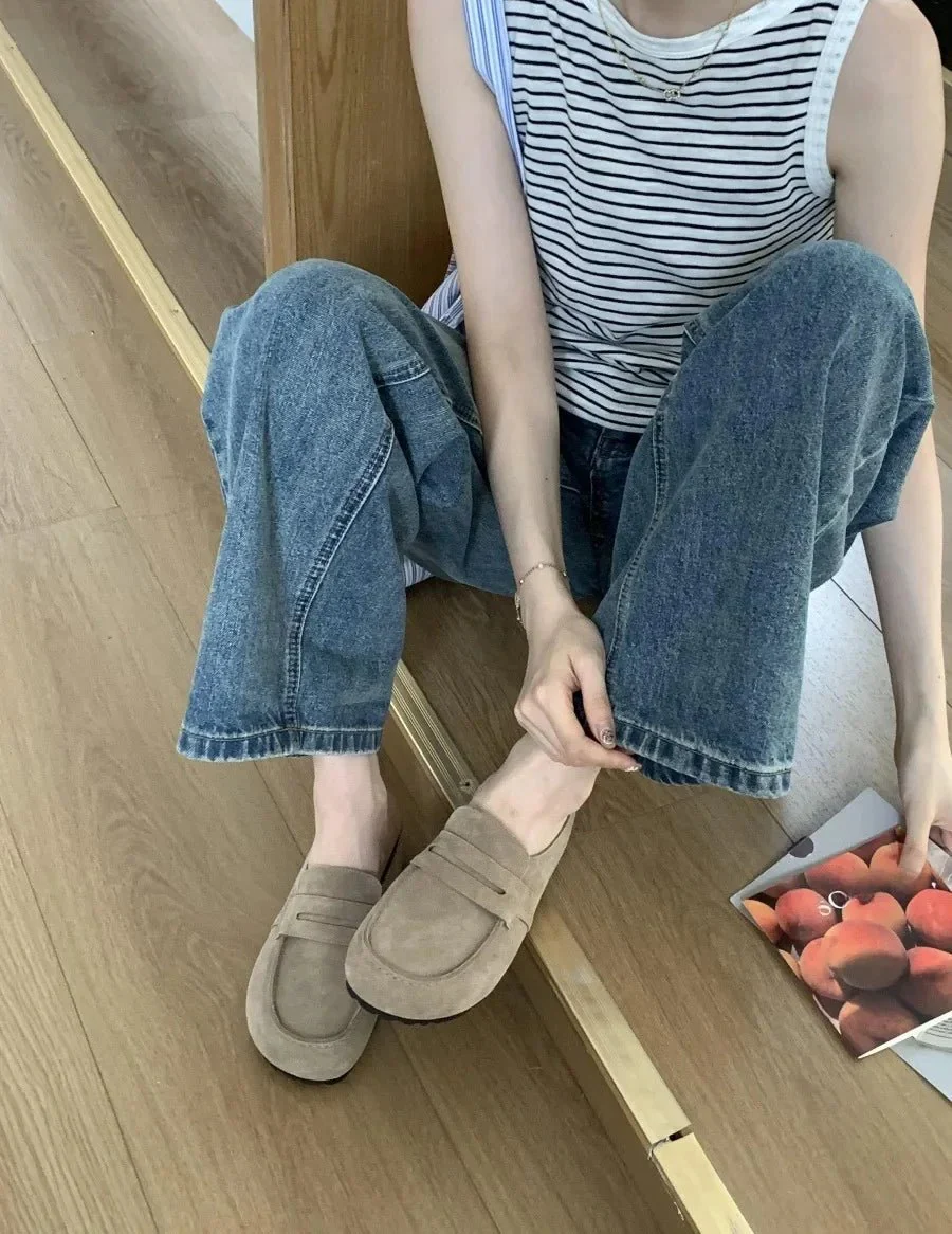 Cathy Sandals - British Style Slip-On - Image 5