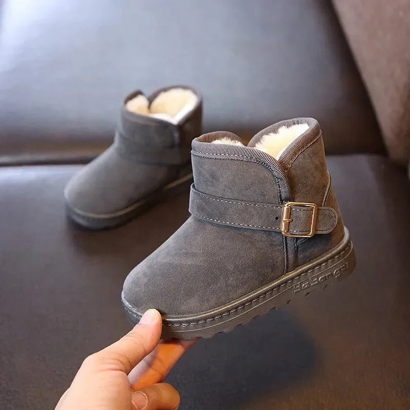 Chloe Kids Snow Boots with Buckle - Image 3