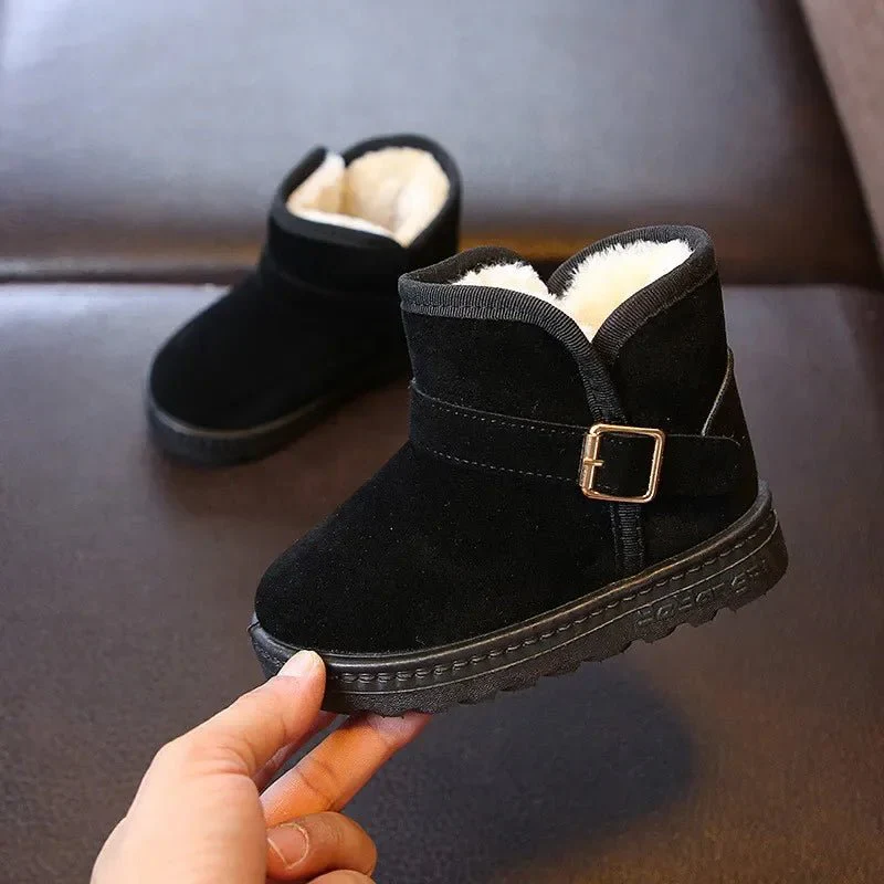 Chloe Kids Snow Boots with Buckle - Image 4