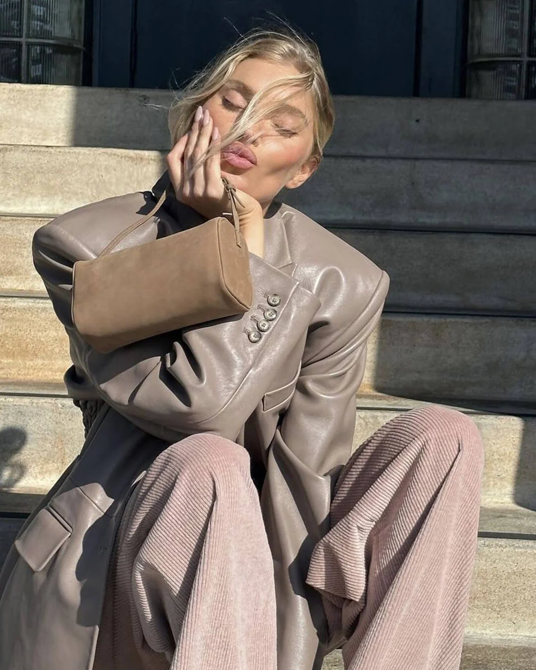 Ellaine Suede Mini Shoulder Bag - Image 12