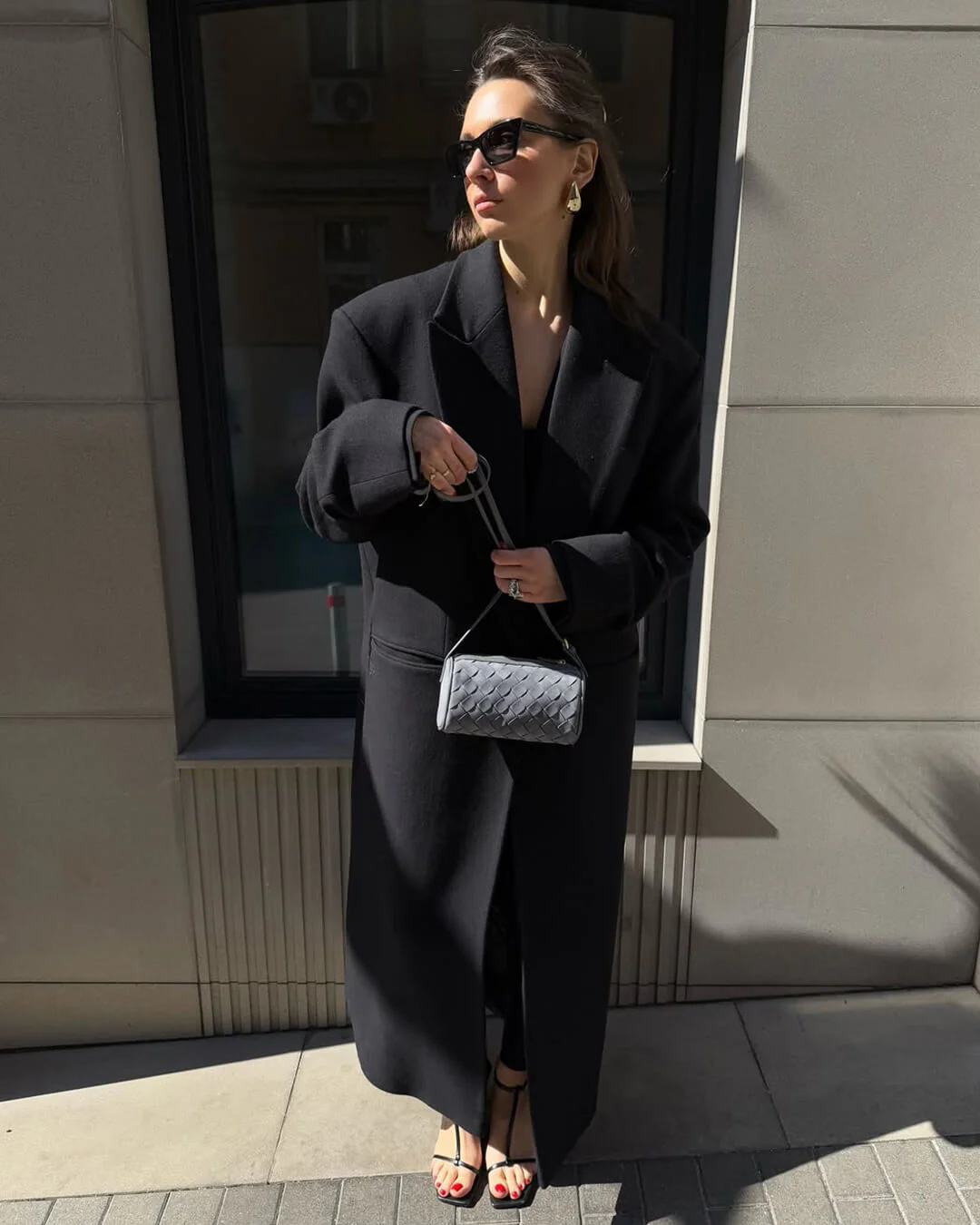 Eva Woven Suede Bag - Image 11