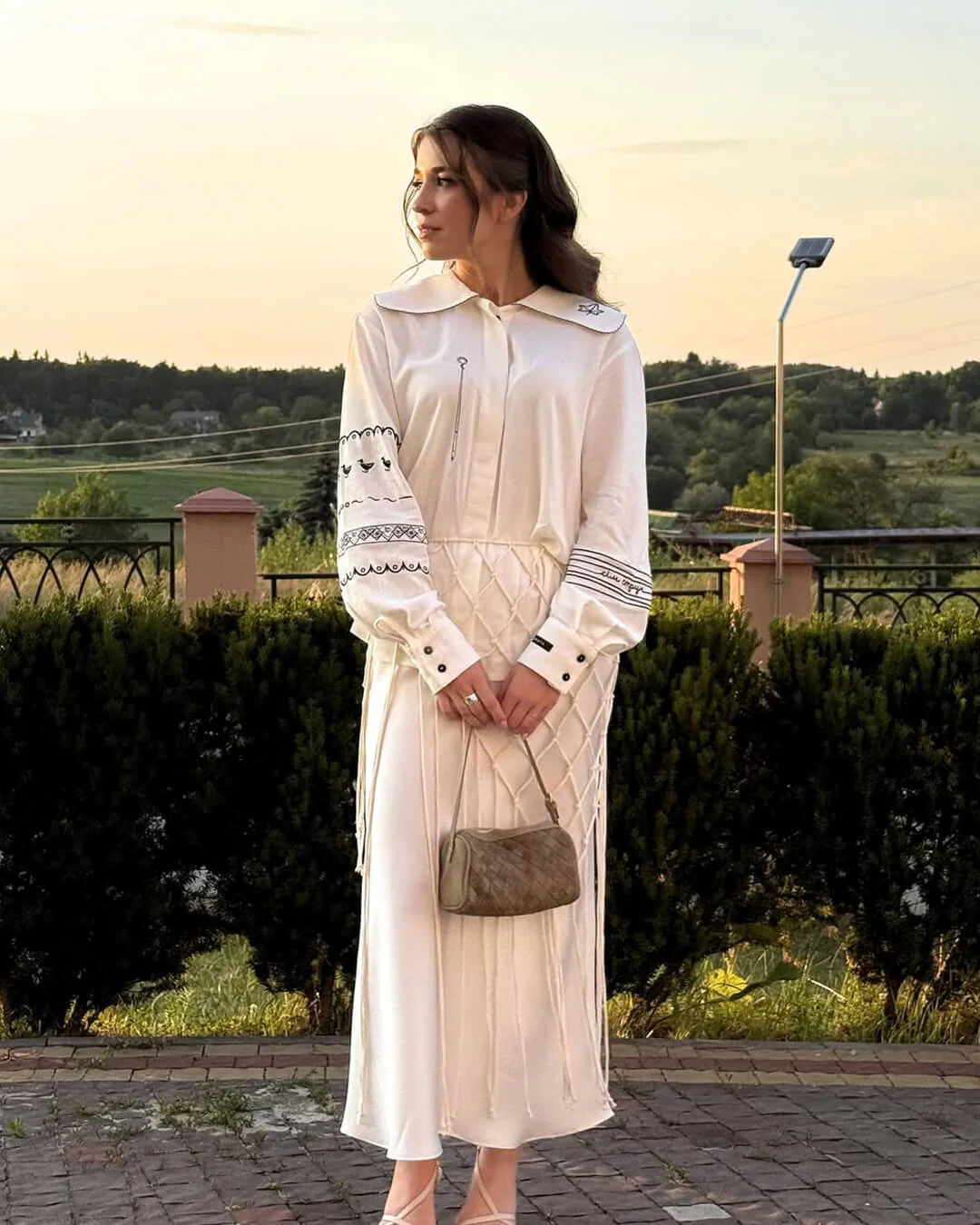 Eva Woven Suede Bag - Image 16