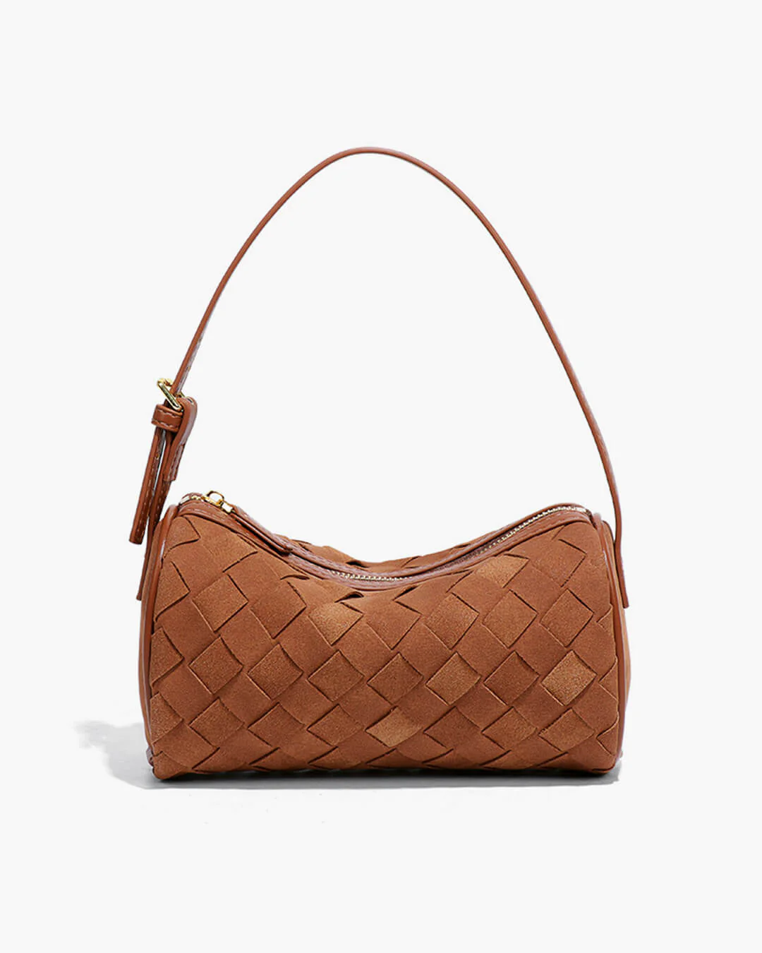 Eva Woven Suede Bag - Image 20