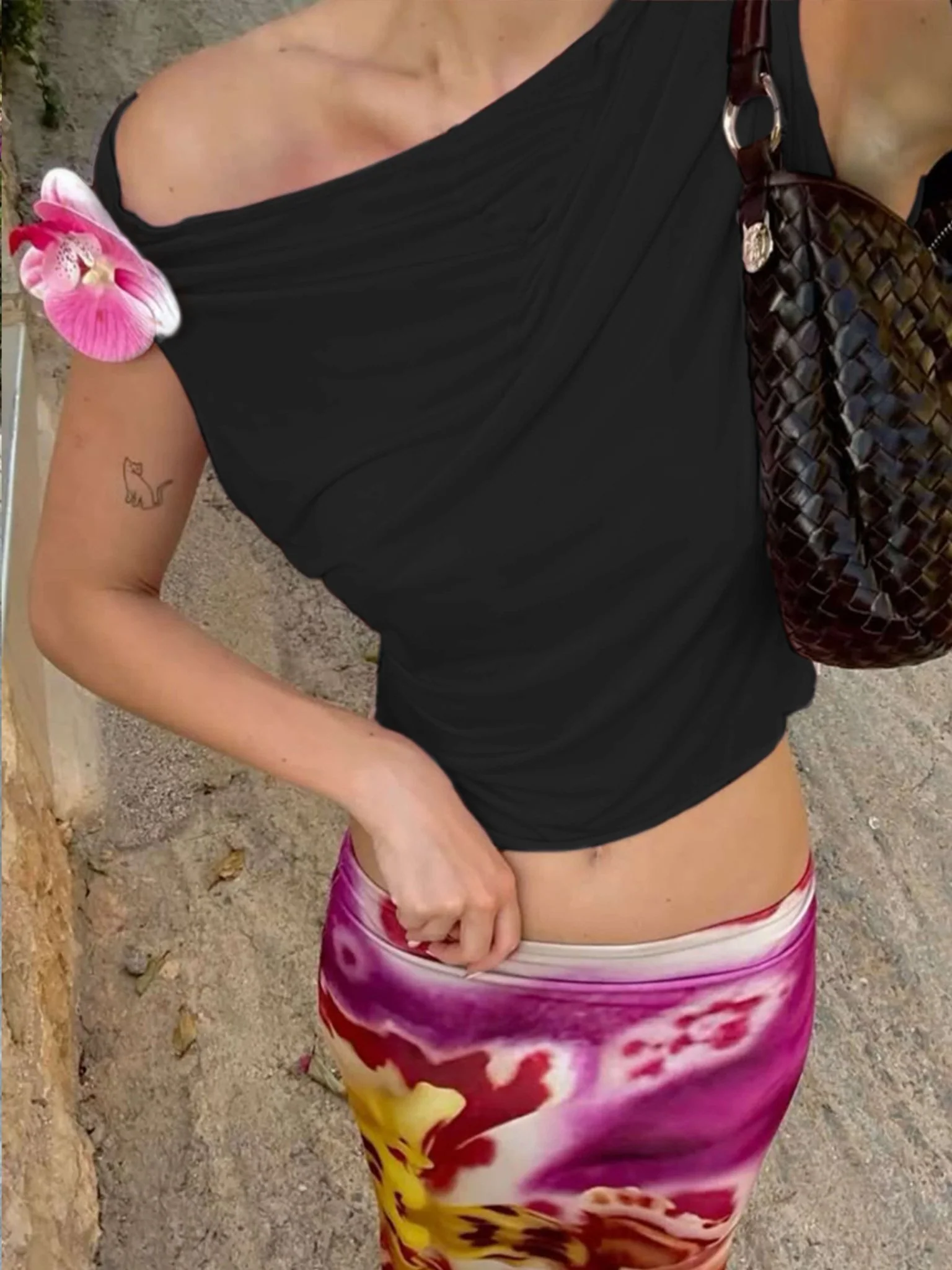 Georgia Top with Flower Detail - Image 5