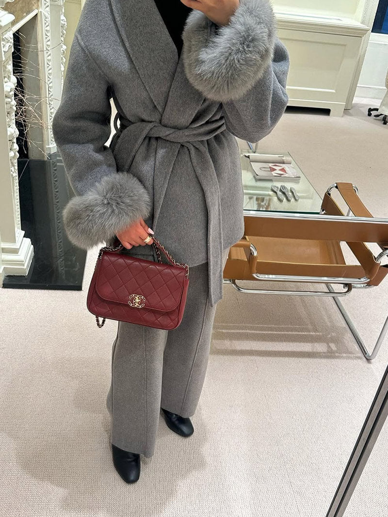 Grace Faux Fur Coat - Image 12