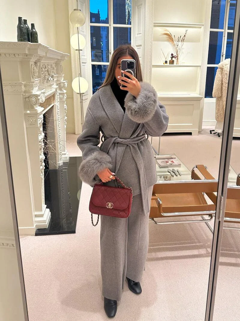 Grace Faux Fur Coat - Image 13