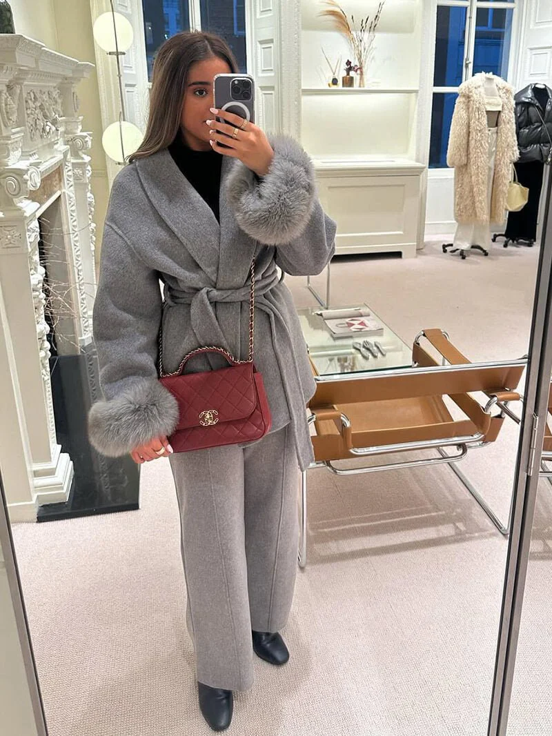 Grace Faux Fur Coat - Image 14