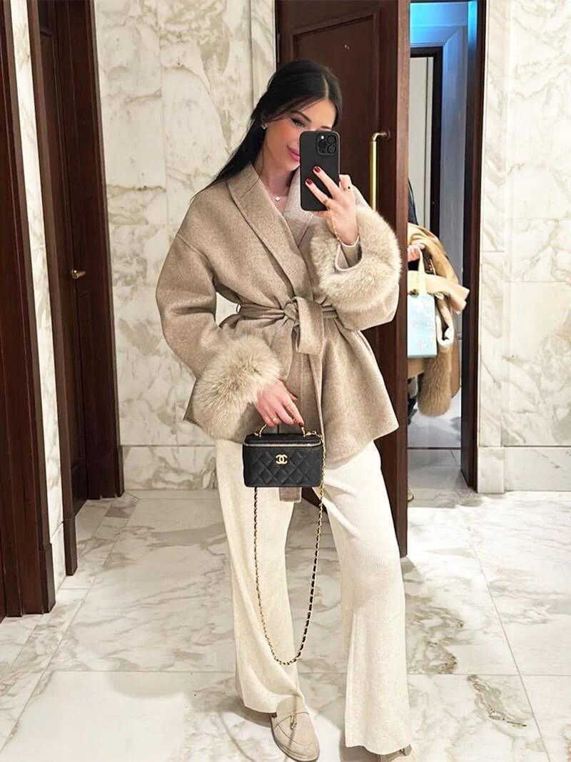 Grace Faux Fur Coat - Image 17