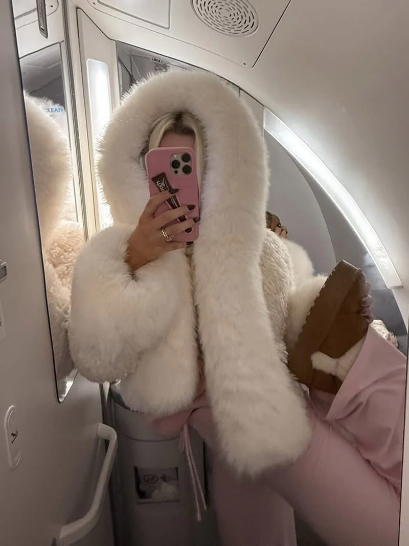 Henna Faux Fur Jacket - Image 10