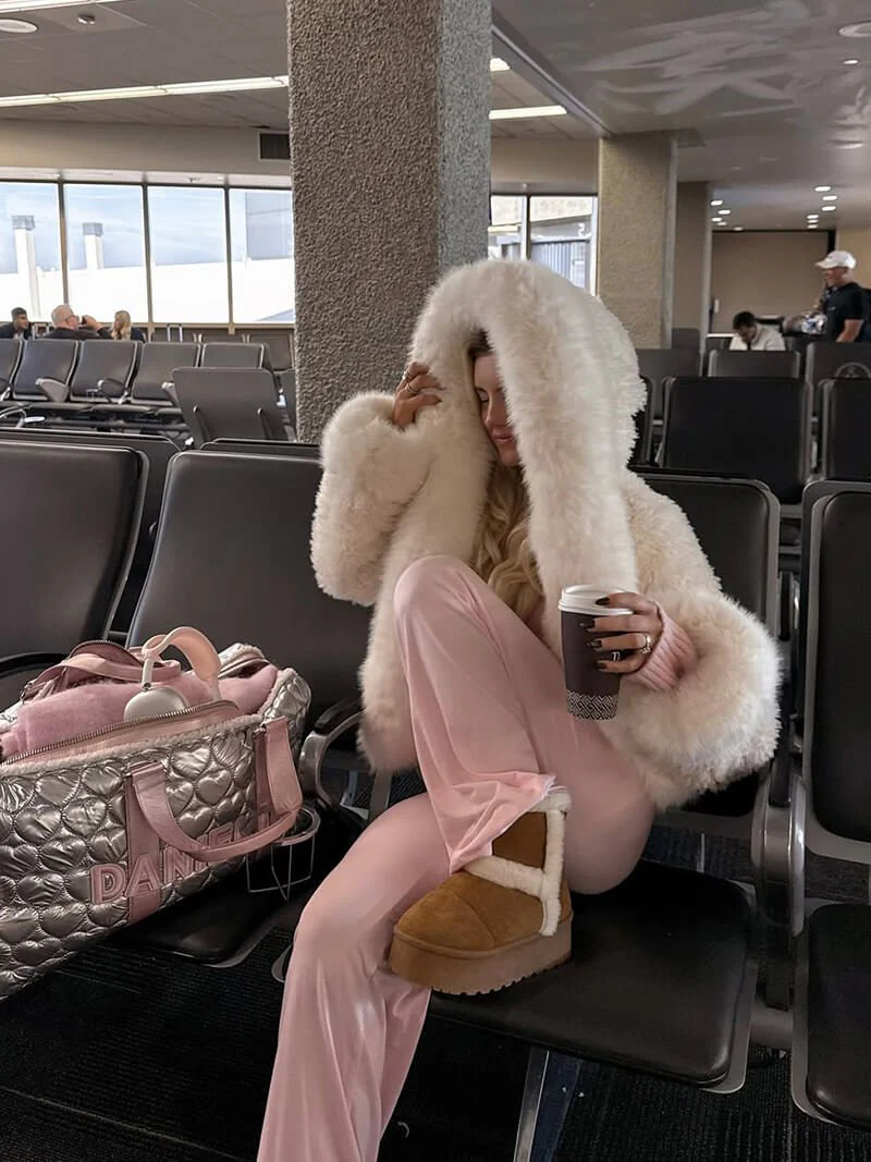 Henna Faux Fur Jacket - Image 12