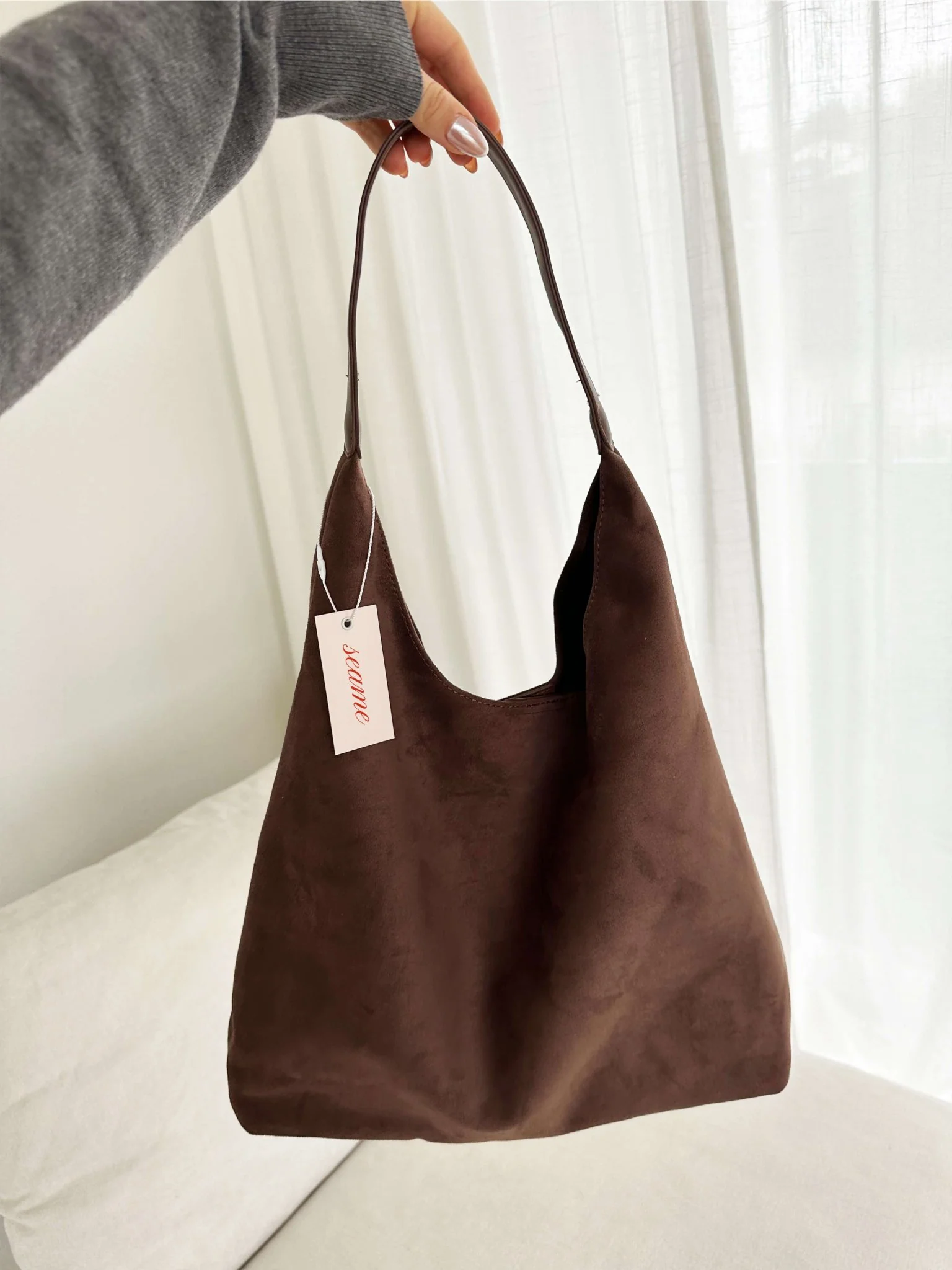 Jenna suede bag - Image 4