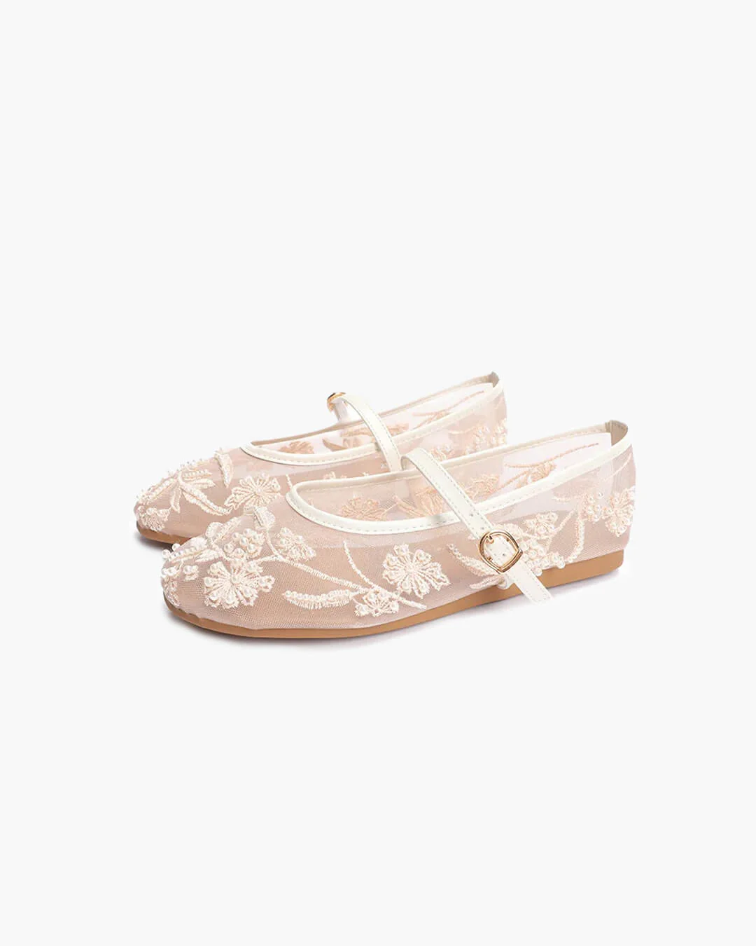 Juliana Mesh Flat Shoes - Image 3