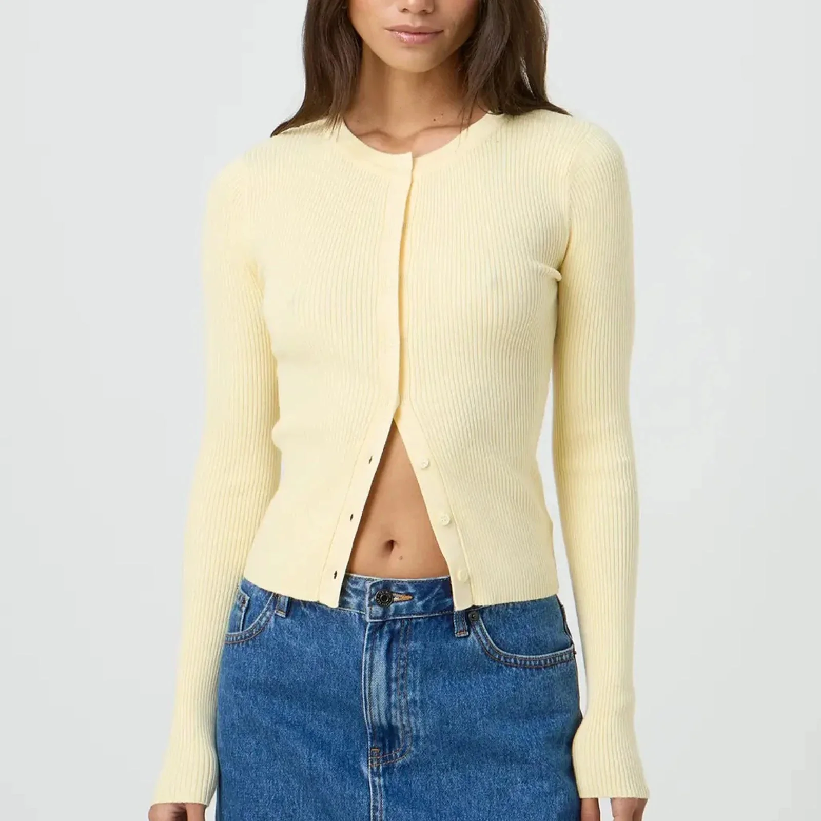 Khloe Cropped Cardigan - Image 3