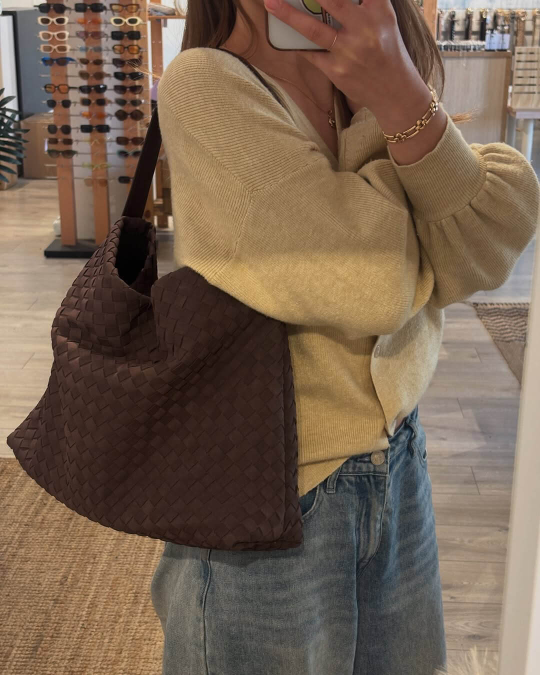 Marceline Suede Tote Bag - Image 11