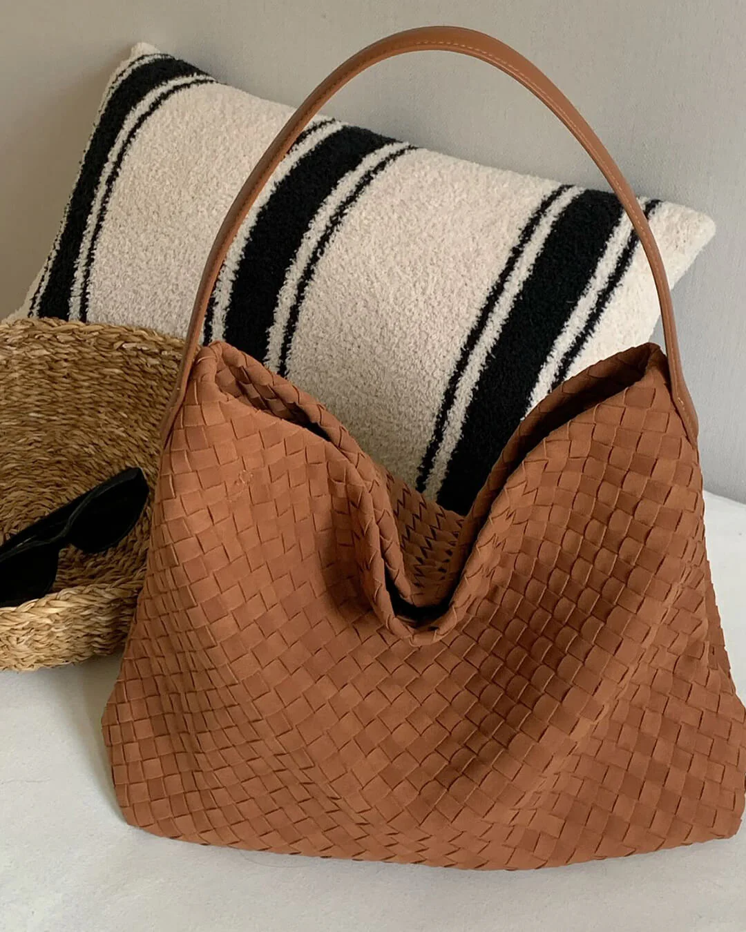 Marceline Suede Tote Bag - Image 12