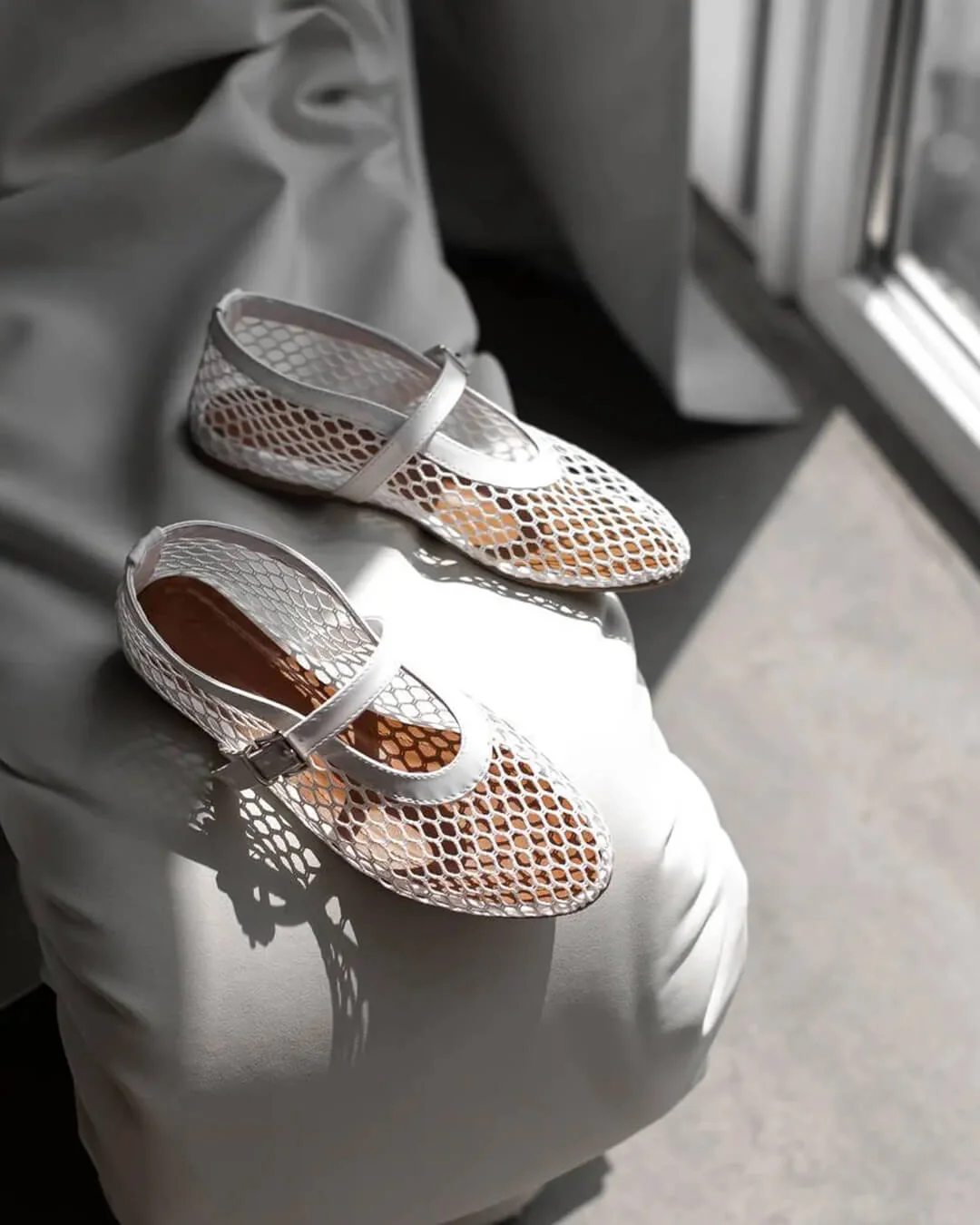 Margaux Mesh Ballet Flats - Image 5