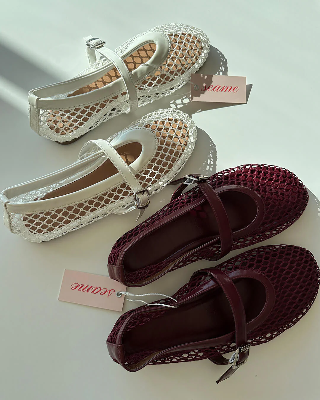 Margaux Mesh Ballet Flats - Image 10