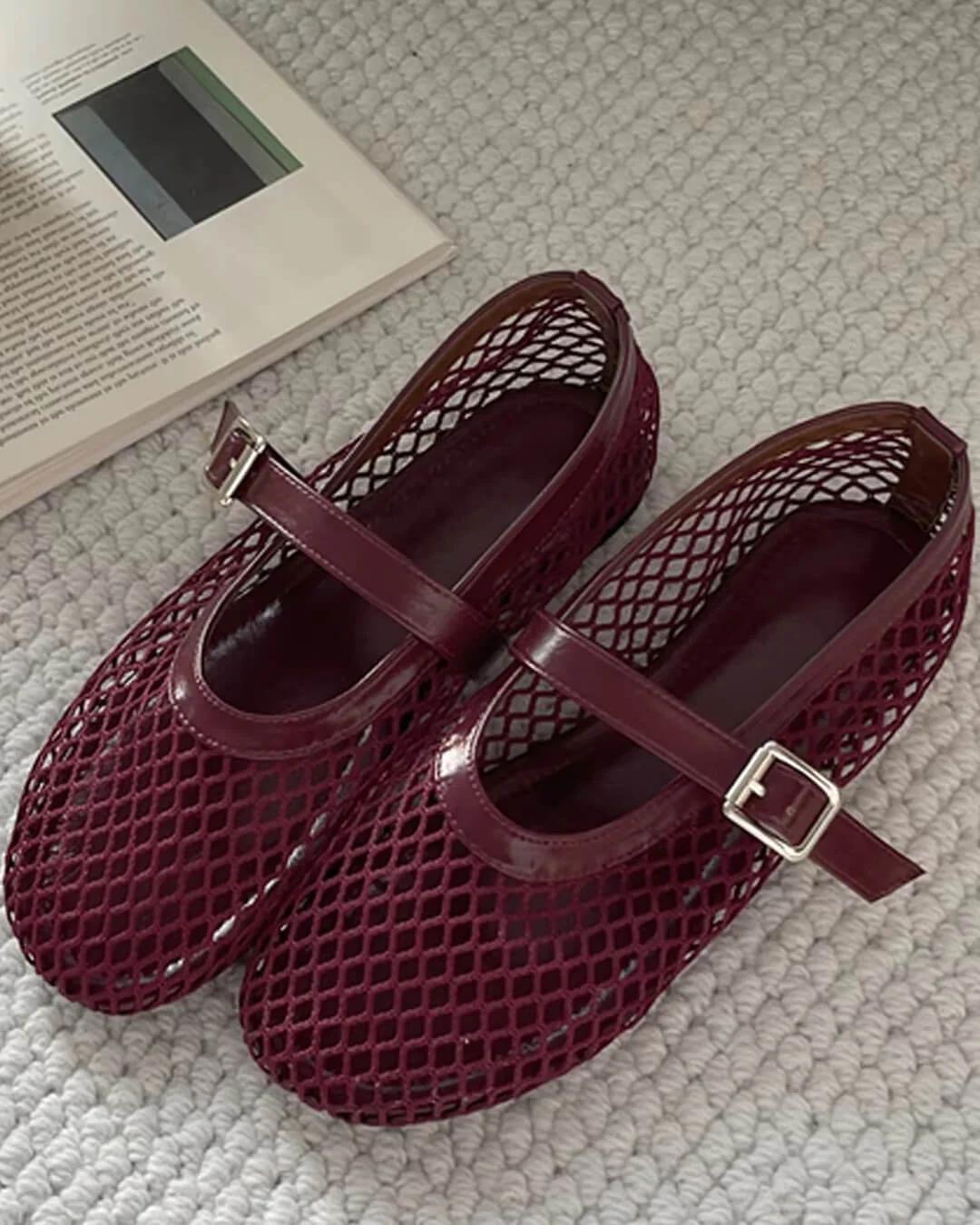 Margaux Mesh Ballet Flats - Image 12