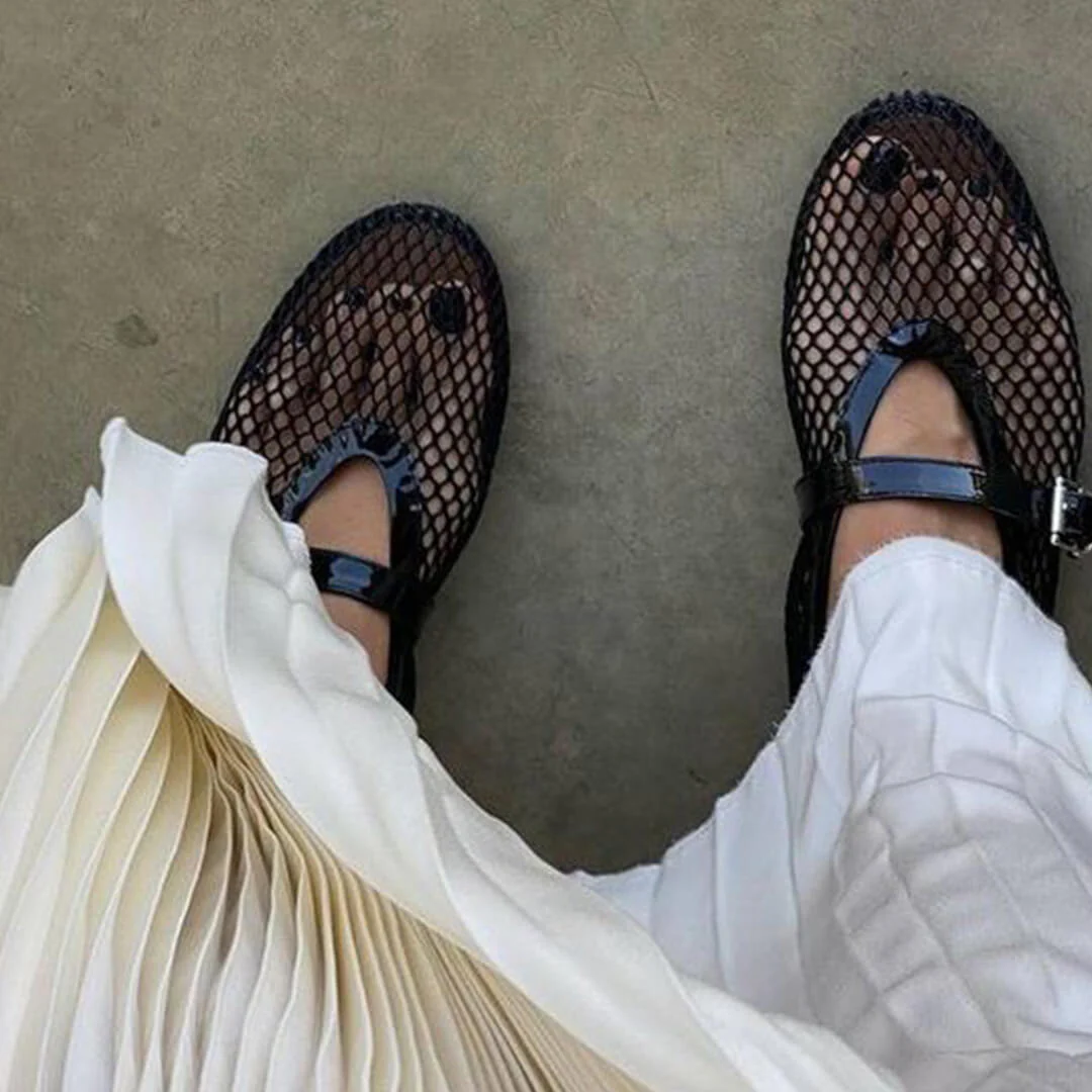 Margaux Mesh Ballet Flats - Image 15