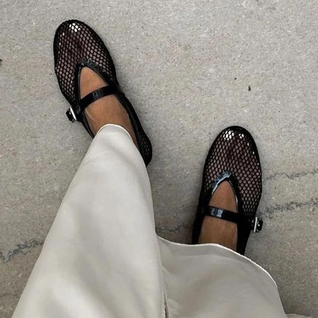 Margaux Mesh Ballet Flats - Image 4