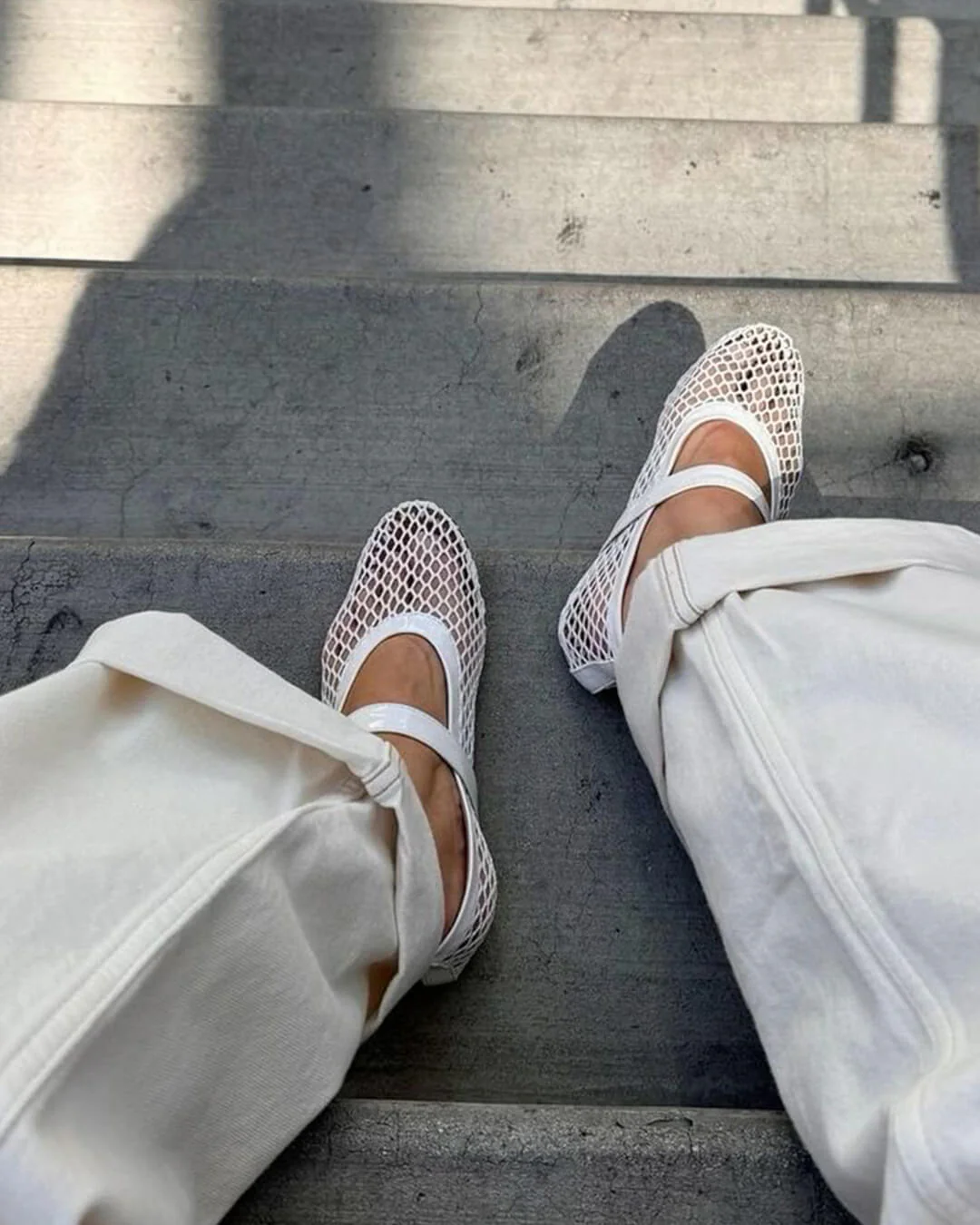 Margaux Mesh Ballet Flats - Image 8