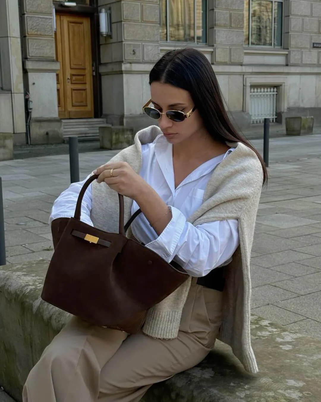 Mathilde Suede Bag - Image 5