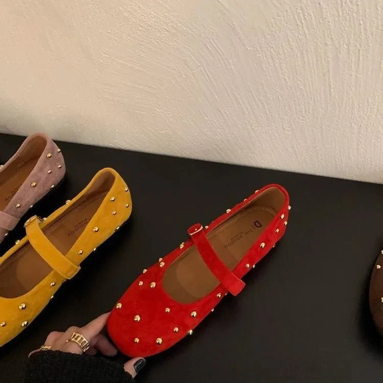 Rowena Suede Flats - Image 7