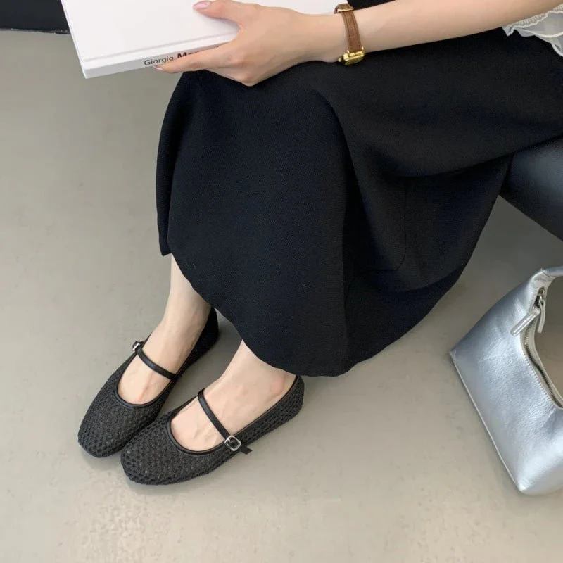 Sabrina Mesh Ballet Flats - Image 3