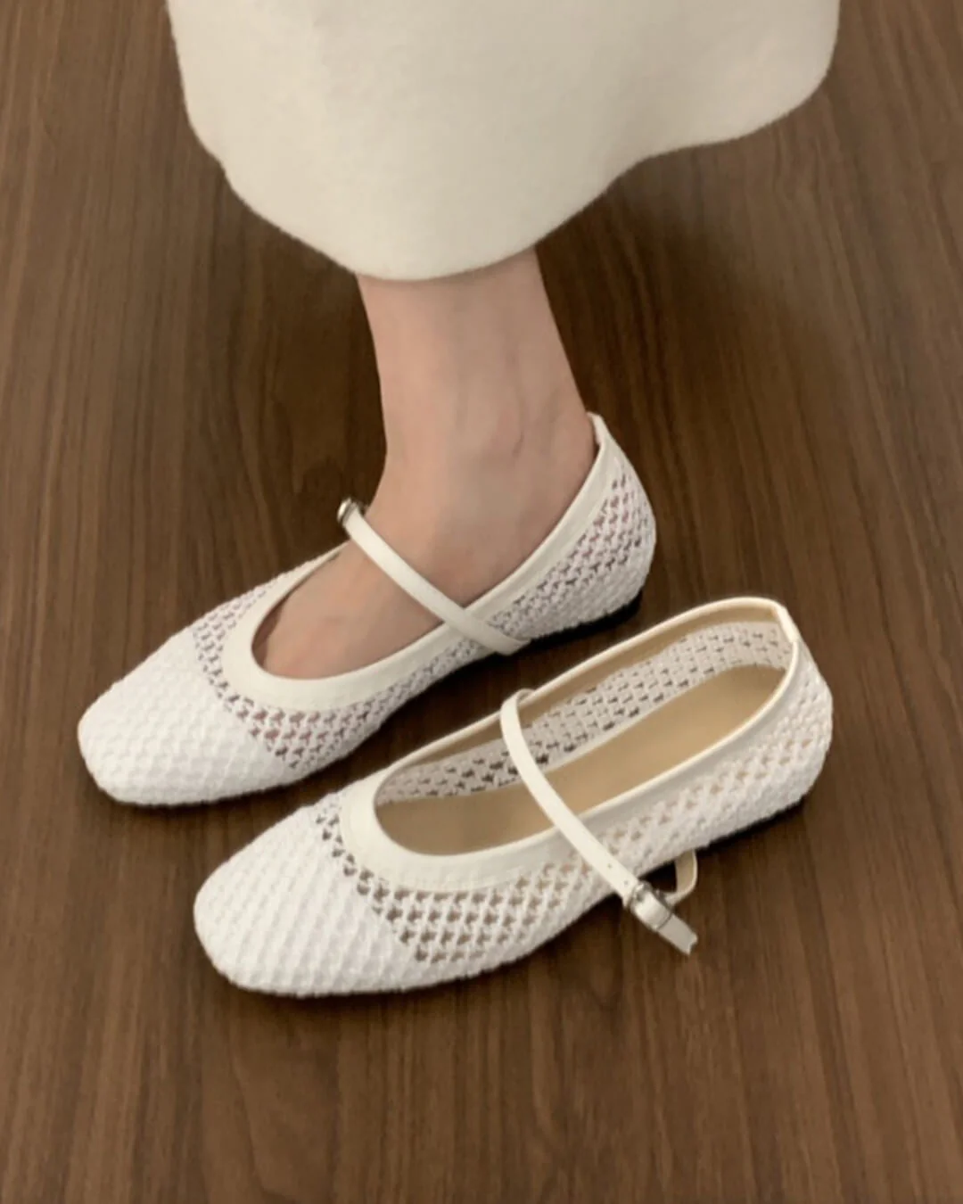 Sabrina Mesh Ballet Flats - Image 9