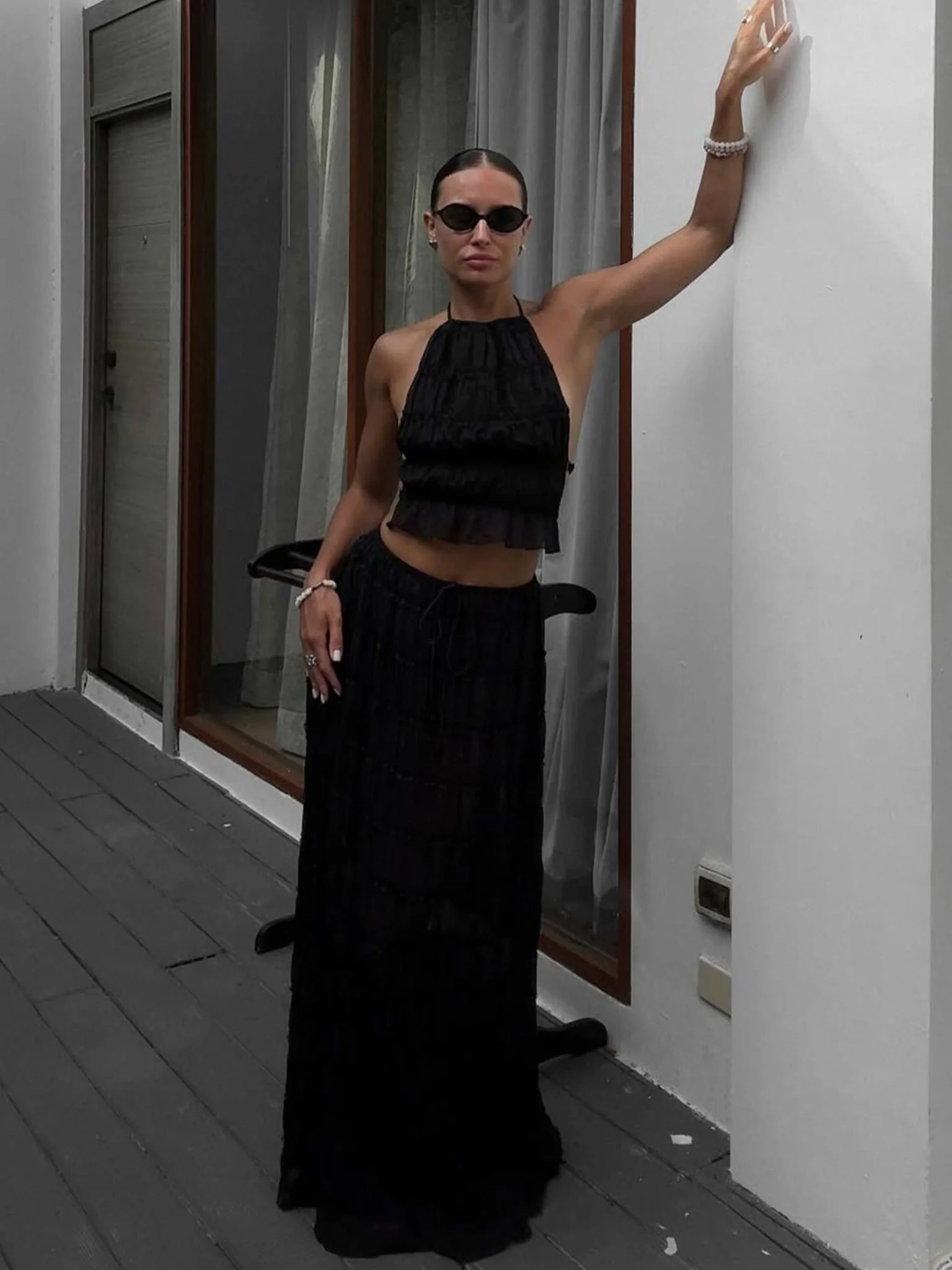 Valerie two-piece set with frill details - Image 13