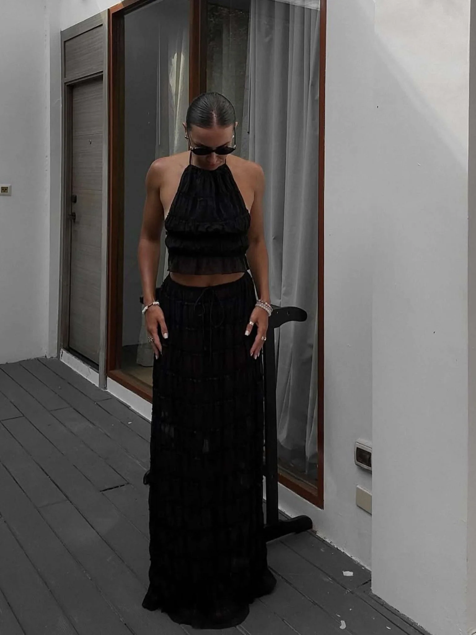 Valerie two-piece set with frill details - Image 16