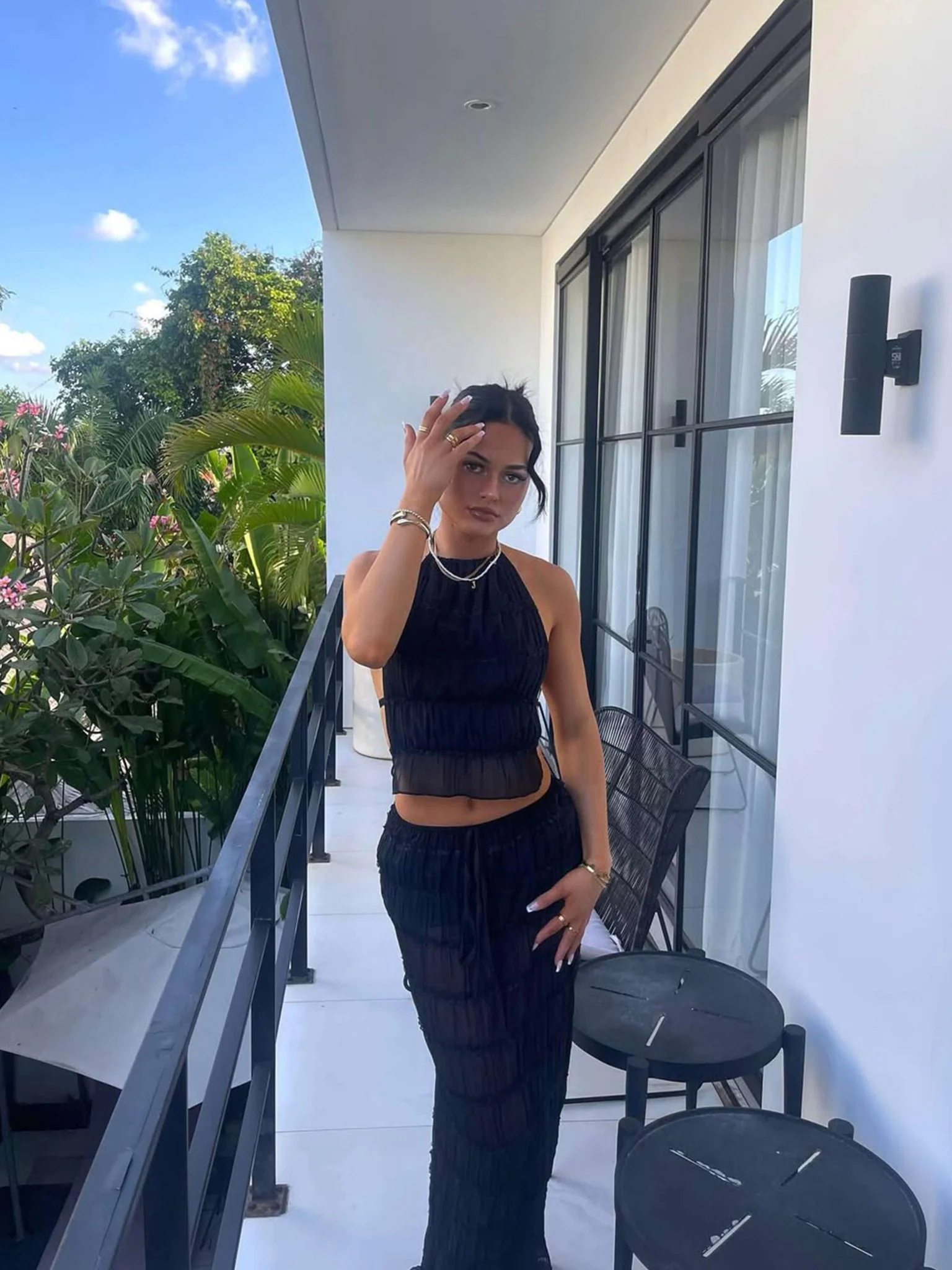 Valerie two-piece set with frill details - Image 21