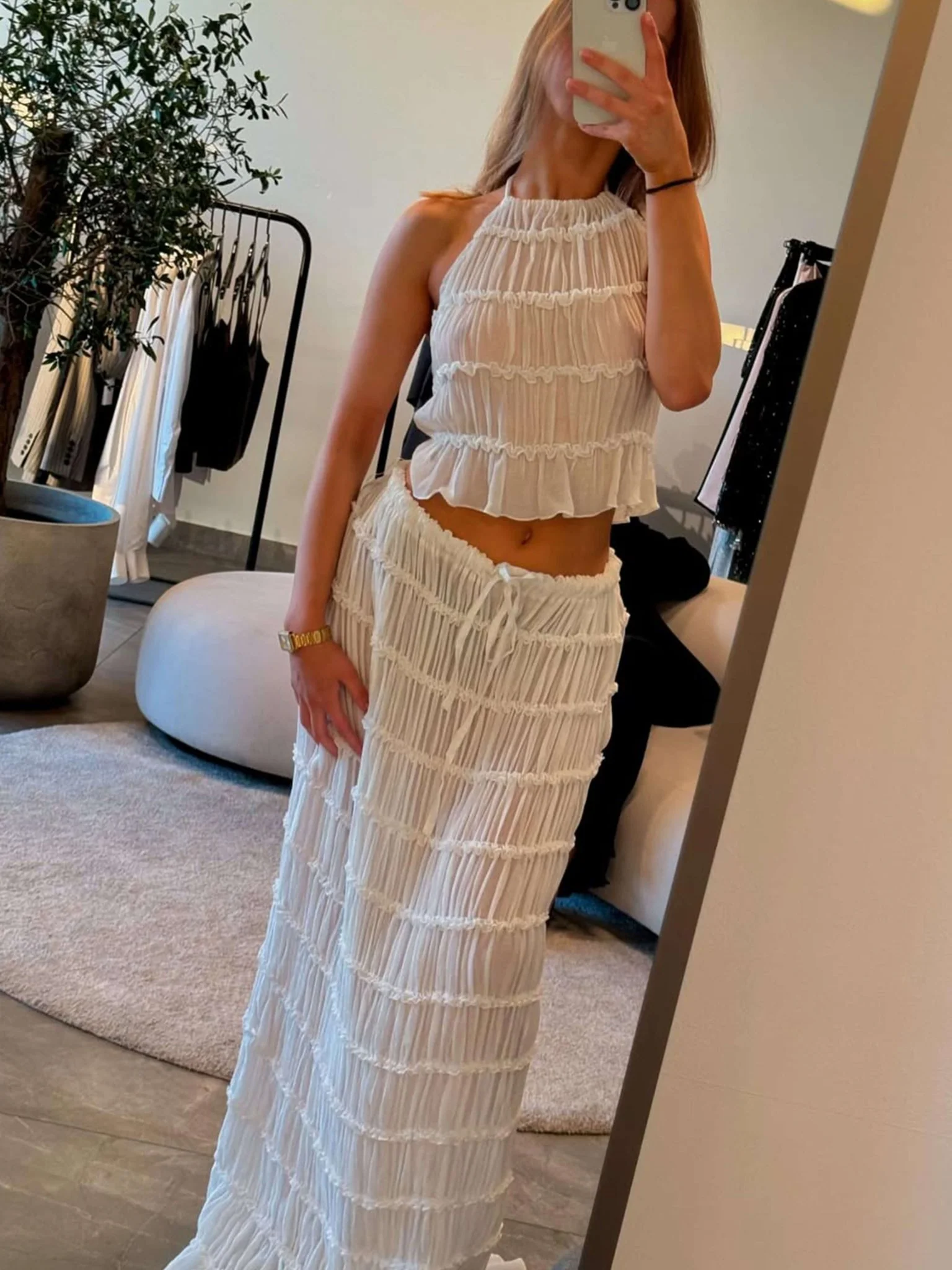 Valerie two-piece set with frill details - Image 23