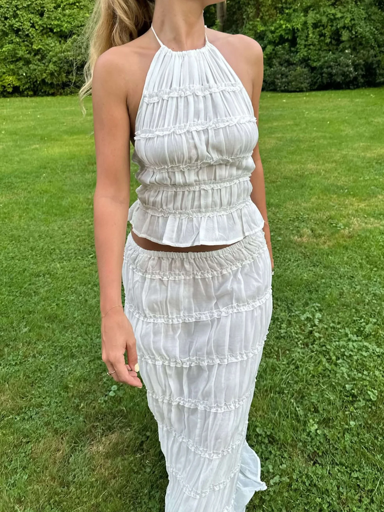 Valerie two-piece set with frill details - Image 28