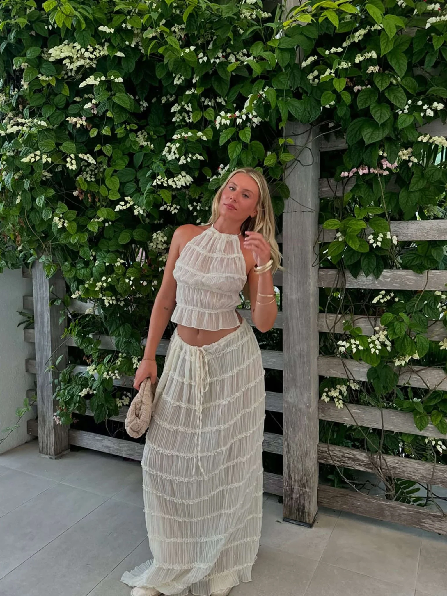 Valerie two-piece set with frill details - Image 30