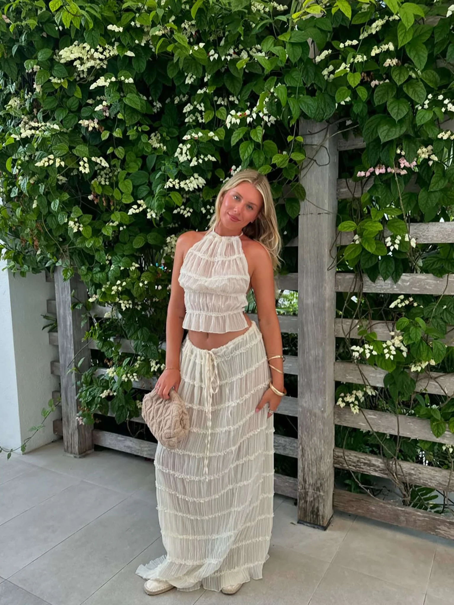 Valerie two-piece set with frill details - Image 31