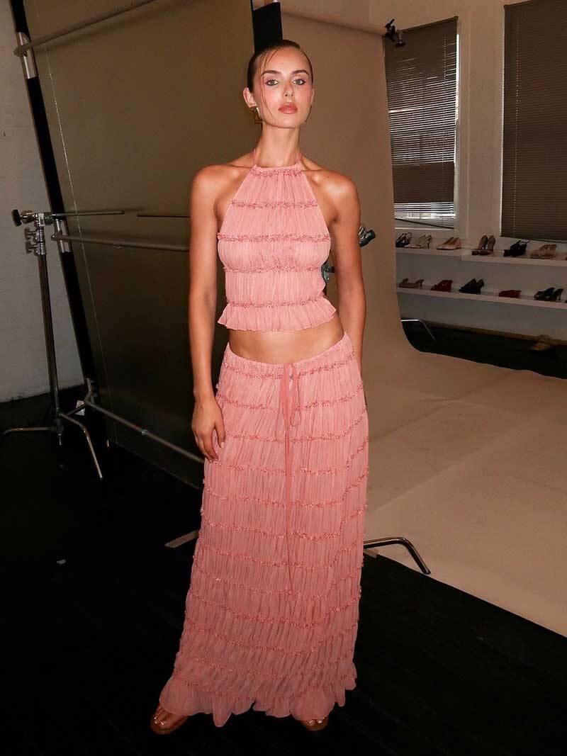 Valerie two-piece set with frill details - Image 7