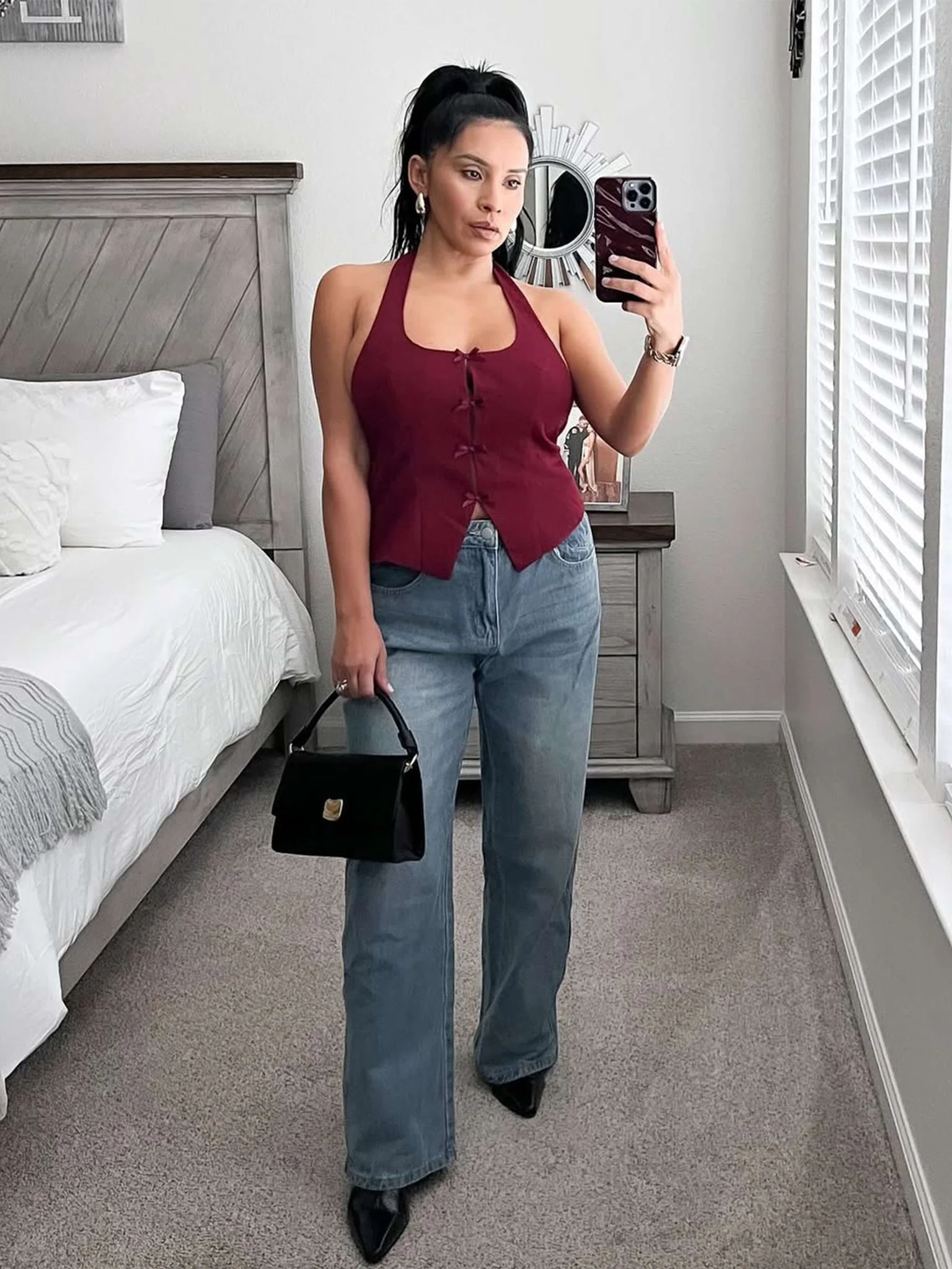 Violet Bag with handle - Image 3