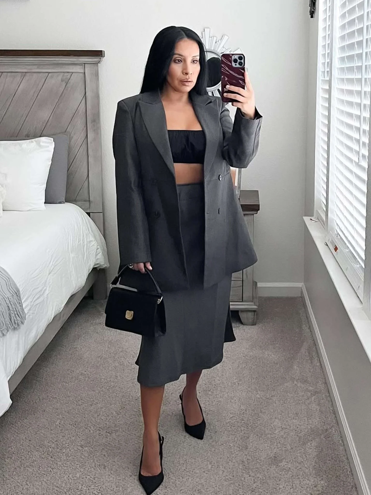 Violet Bag with handle - Image 4