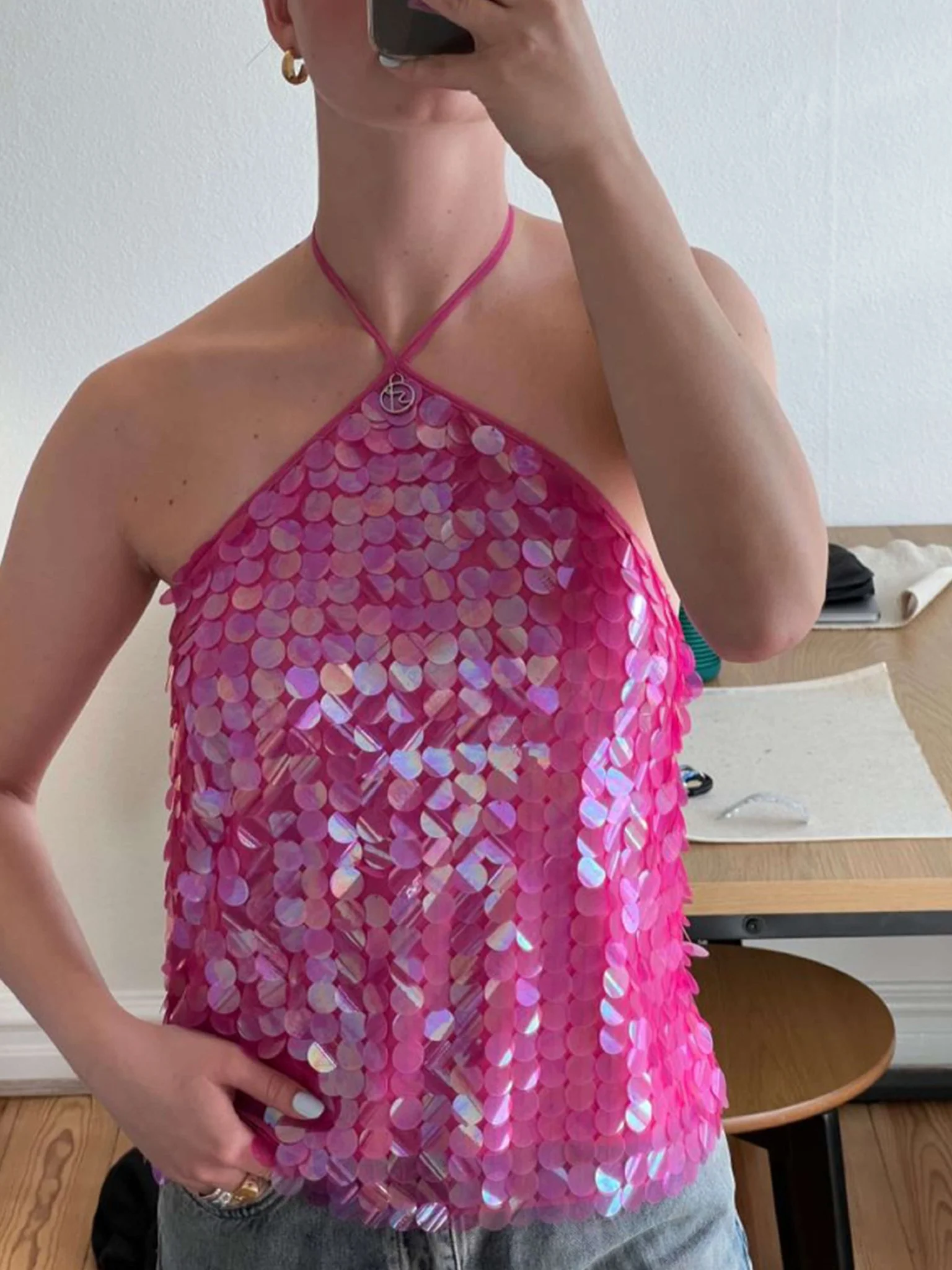 Ynah Sequin Top - Image 3